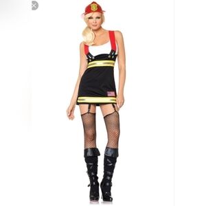 Leg Avenue Backdraft Babe Firefighter Sexy Halloween Costume